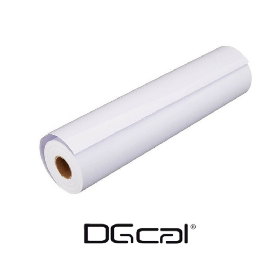 Rollo de vinilo blanco para impresiones DGcal.